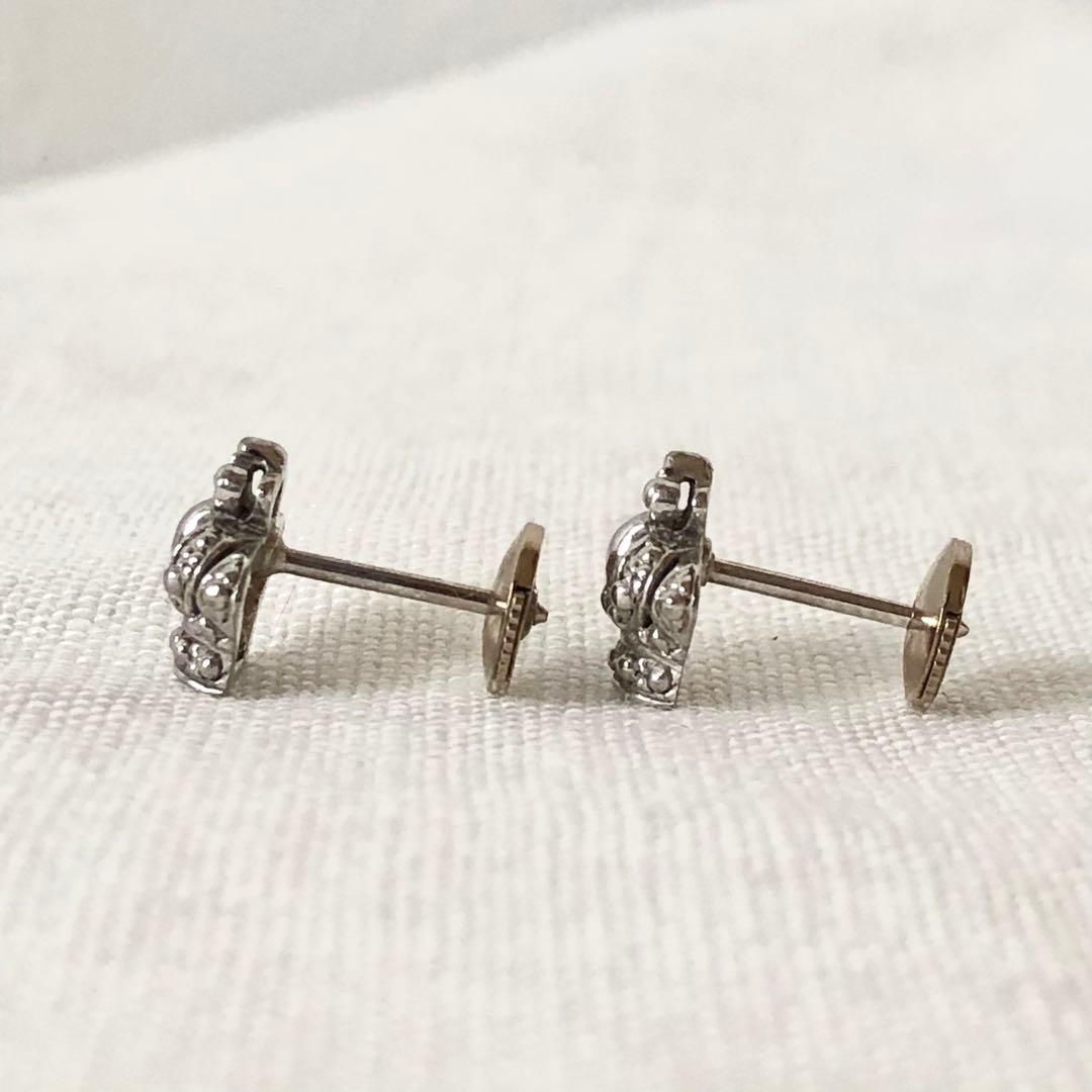 ジャスティンデイビス　クラウン　ピアス　両耳セット