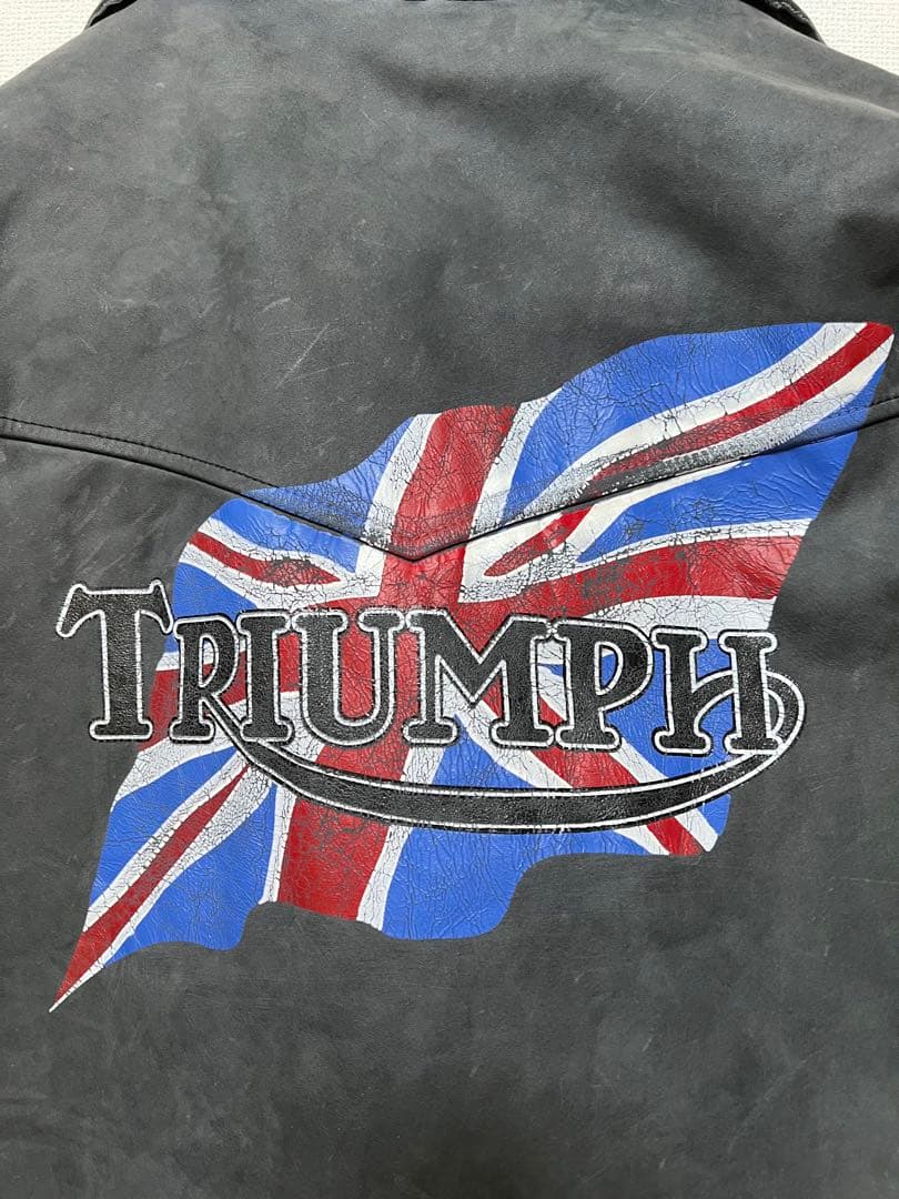 【美品】ポールスミス　トライアンフ ライダースジャケット　サイズL