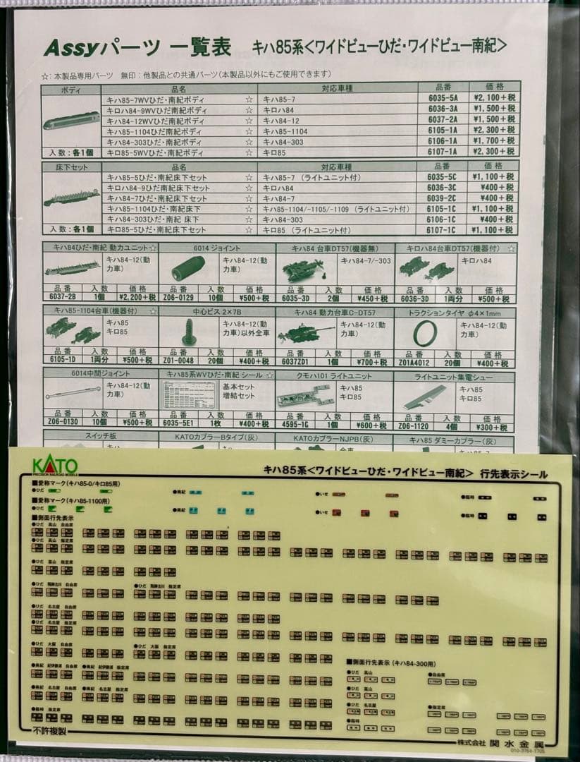 KATO キハ85系「ワイドビューひだ・ワイドビュー南紀」4両基本+5両増結