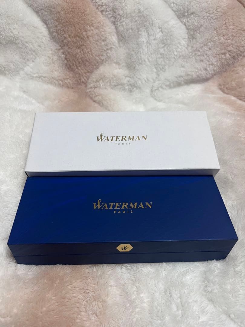 ☆廃番 新品未使用 ウォーターマン ブラックレザーCT SE ボールペン☆