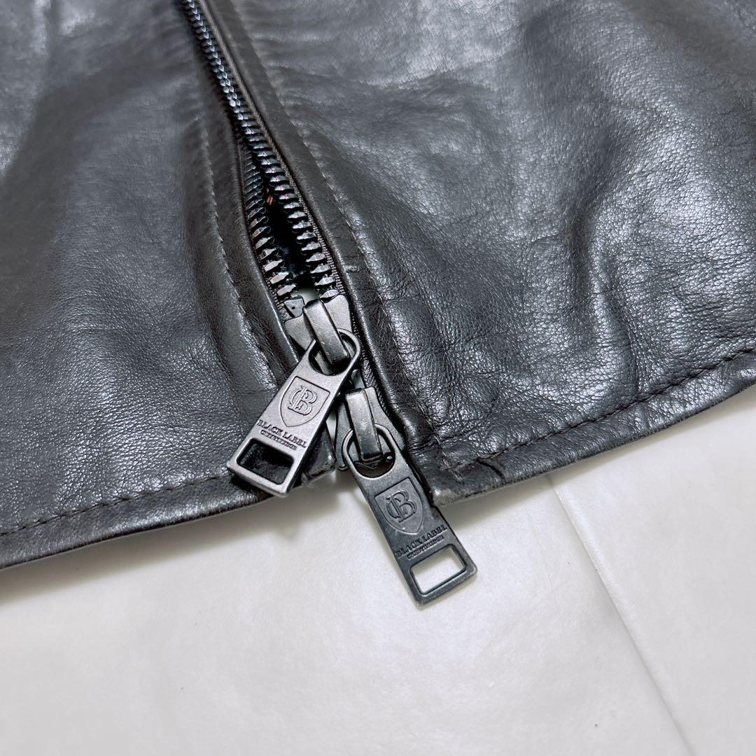 BLACKLABELCRESTBRIDGE シングルライダース　　ノバチェックM