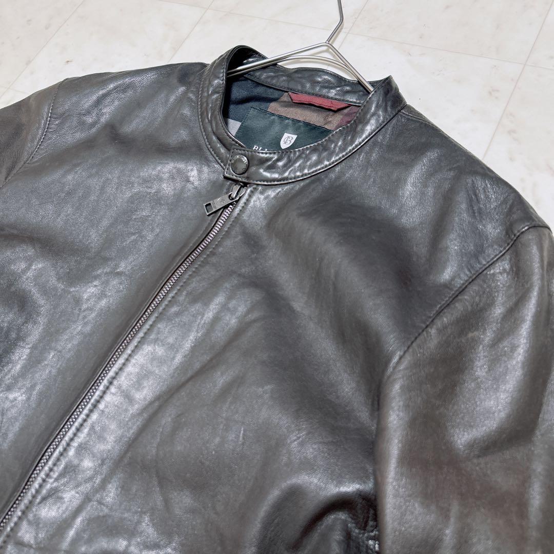 BLACKLABELCRESTBRIDGE シングルライダース　　ノバチェックM