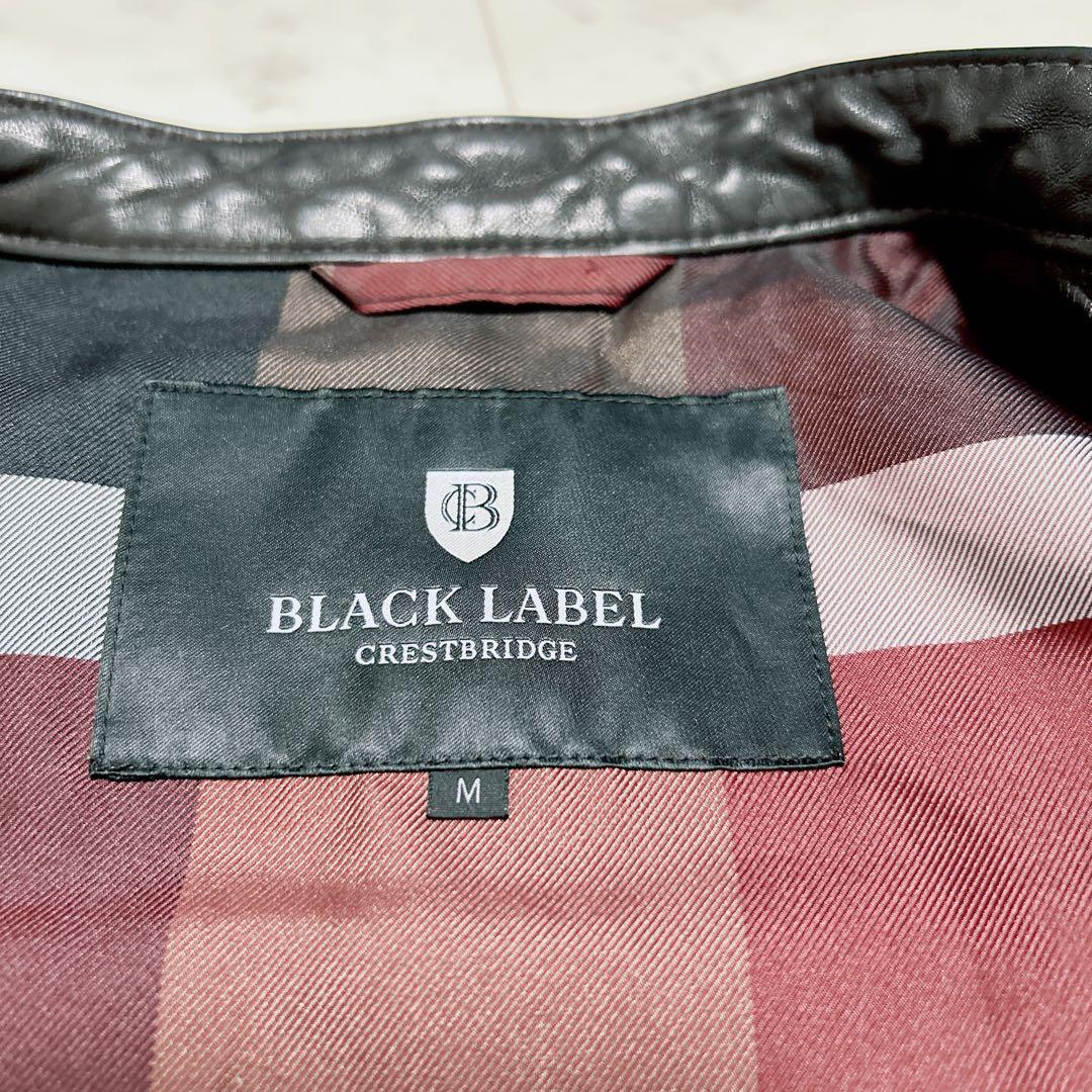 BLACKLABELCRESTBRIDGE シングルライダース　　ノバチェックM