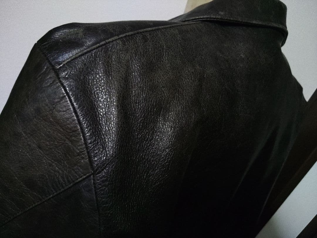 黒革ジャケット①