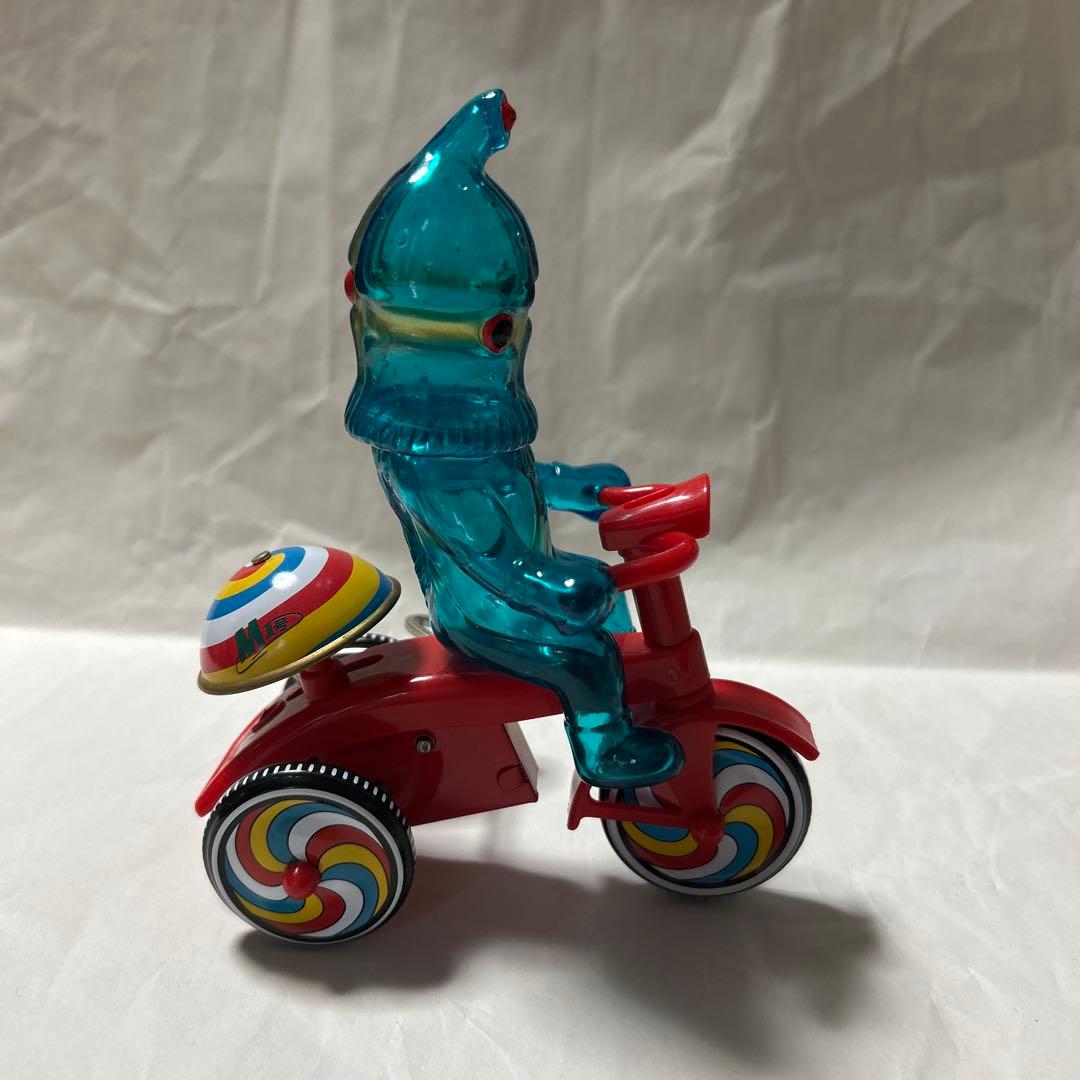 ブルマァク　M1号 ケムール人 青　ウルトラQ ウルトラマン ソフビ　ゼンマイ