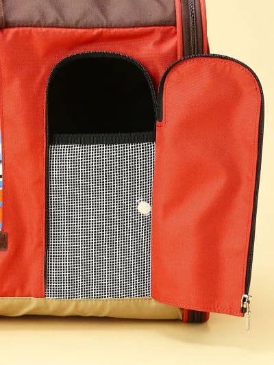 【ブルー】go slow caravan レトロ テント ペットキャリーリュック