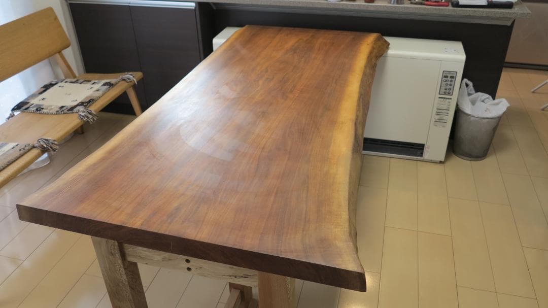 Takito@アガベ　塊根　天板＋ローテーブル脚】一枚板　テーブル