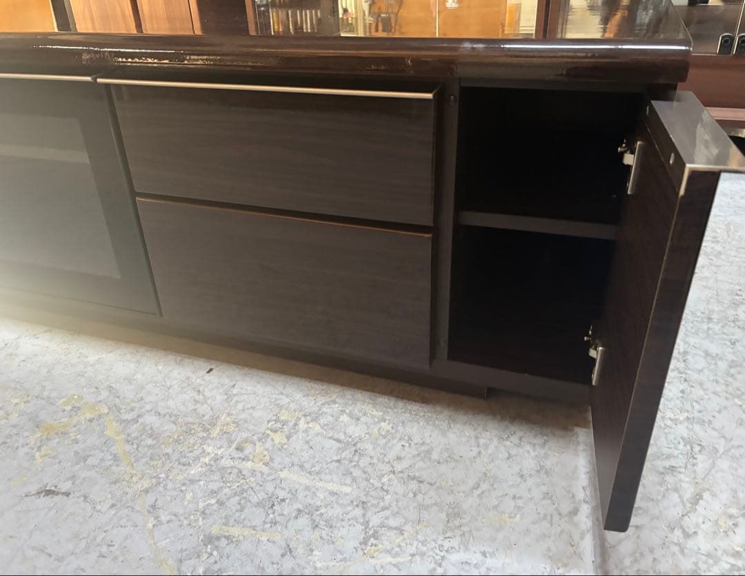 よっちゃん NITORI ポスティア ローボード175cm ブラウン