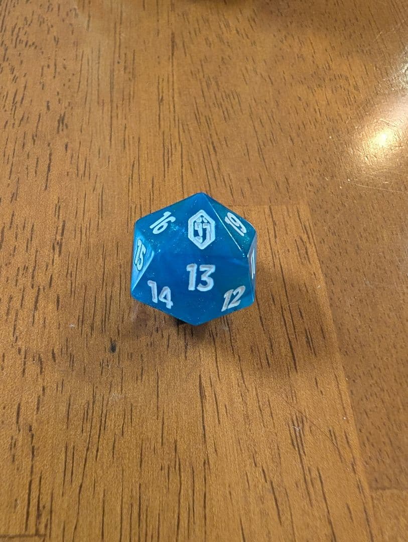 20面ダイス　クリスタル　MTG ファイナルファンタジーコラボ