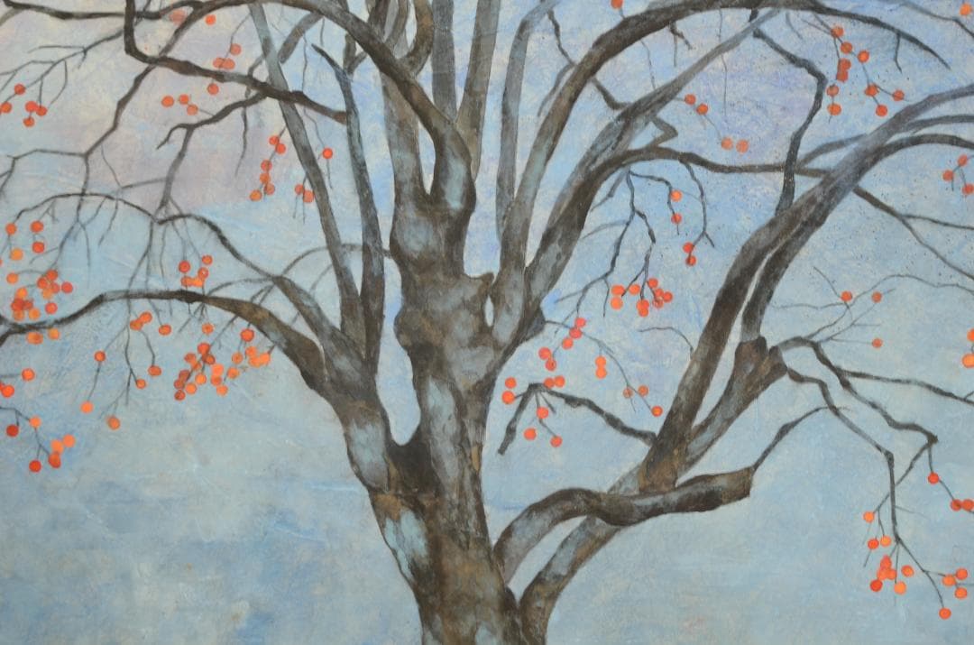 【作品名 「初冬」 日本画 額入り】東山魁夷の流派