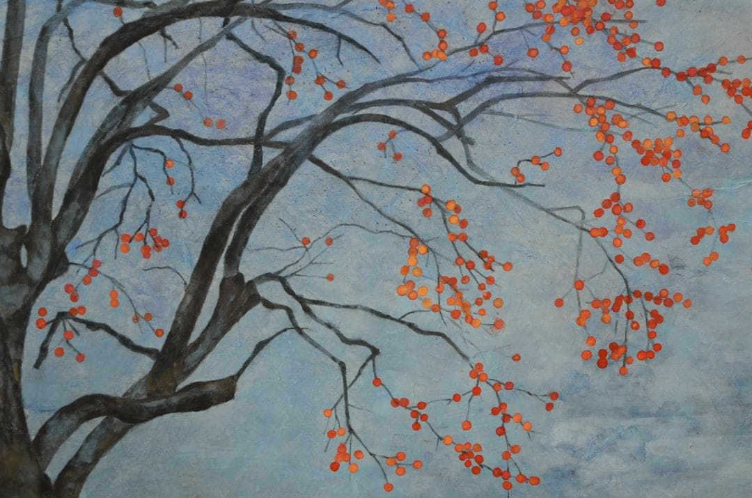 【作品名 「初冬」 日本画 額入り】東山魁夷の流派