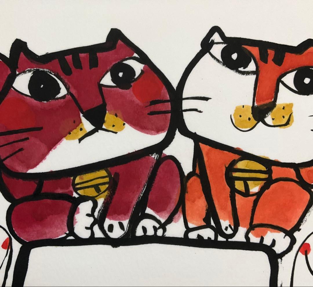 絵画・額縁・版画・安川眞慈・新品未使用・始まりを祝う・美術品・インテリア・雑貨