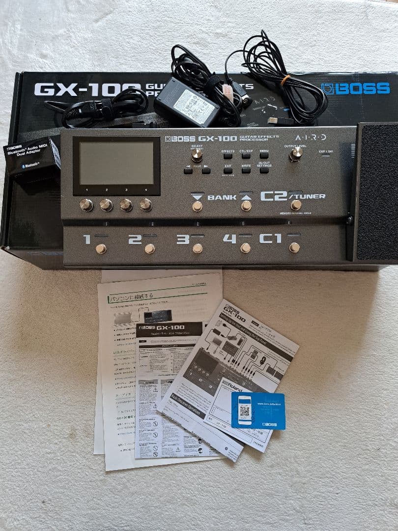 【美品】BOSS GX-100 ＆ BT Dual 元箱・キャリーバッグ つき