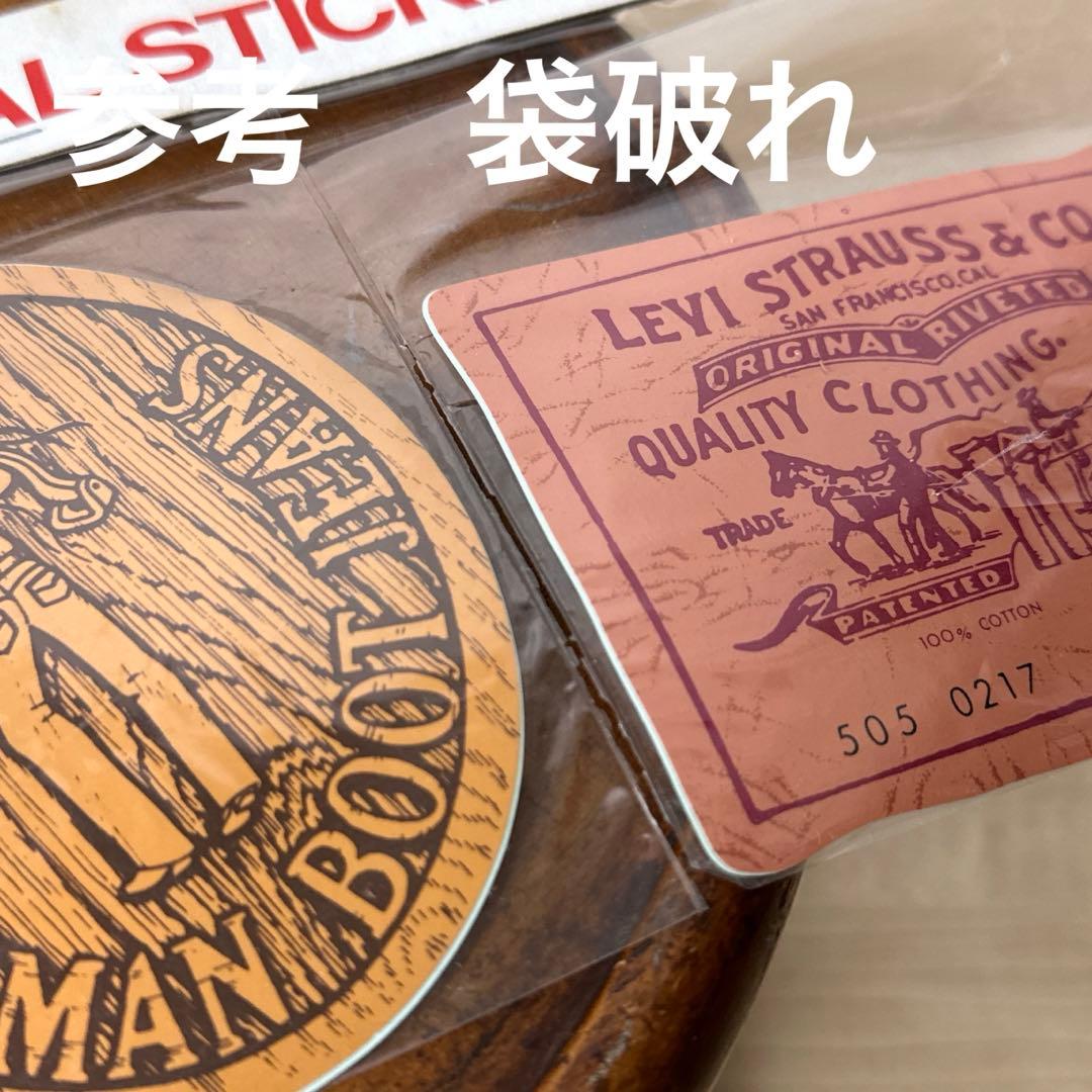 Levi's デッドストック ステッカー3種 4組セット 非売品 ノベルティ
