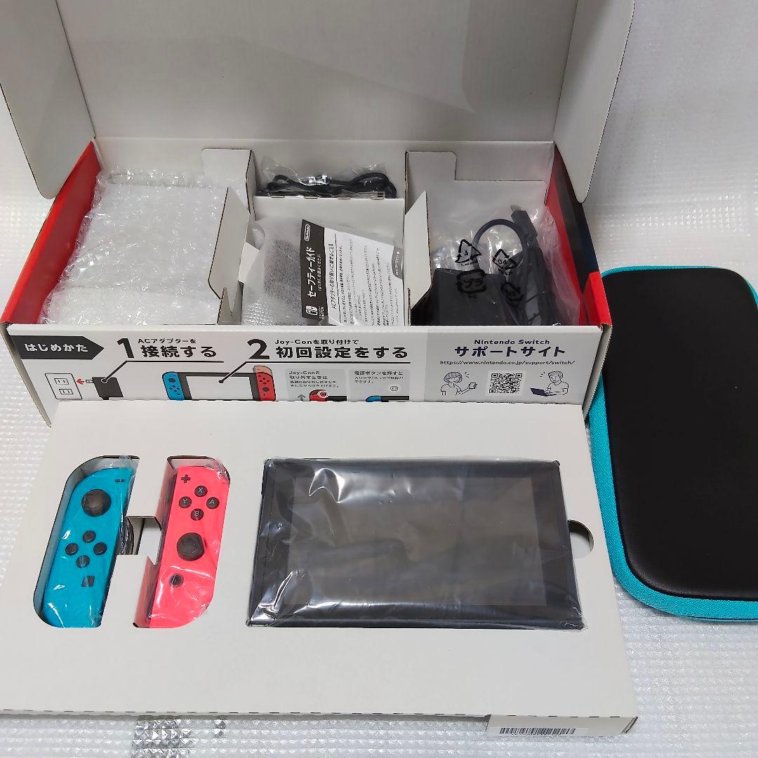 Nintendo Switch 本体+microSD128G+純正ケース付き
