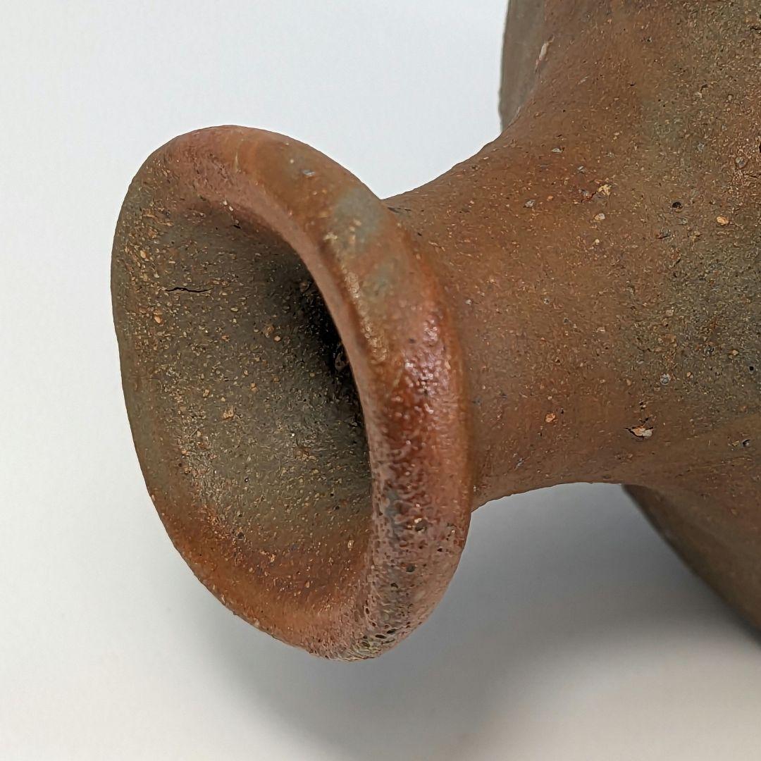 金重愫 備前焼 徳利 共箱 円山窯 酒器 とっくり 食器 工芸品 日本酒 緋襷