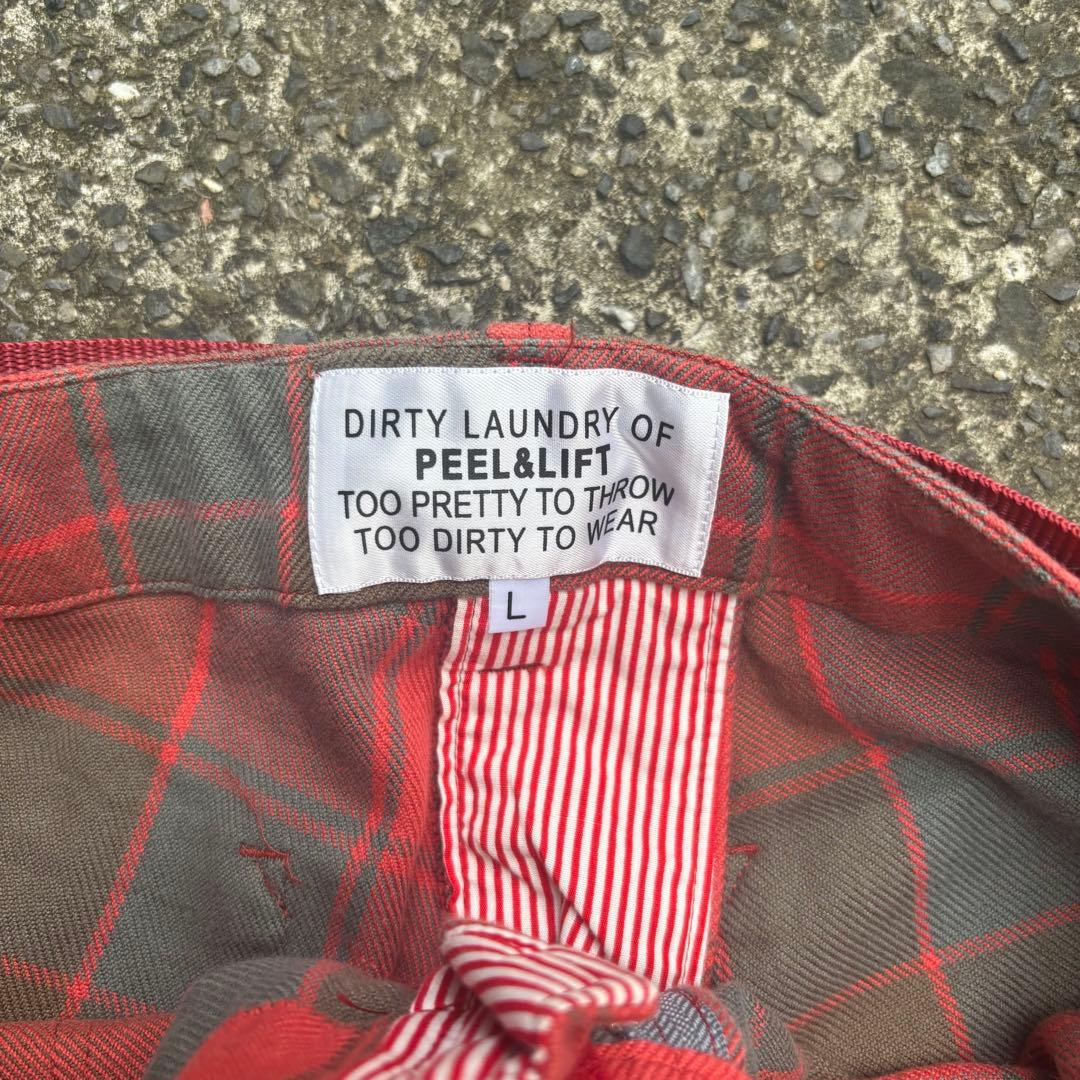 希少 PEEL&LIFT ボンテージパンツ エリオット タータンチェック パンク