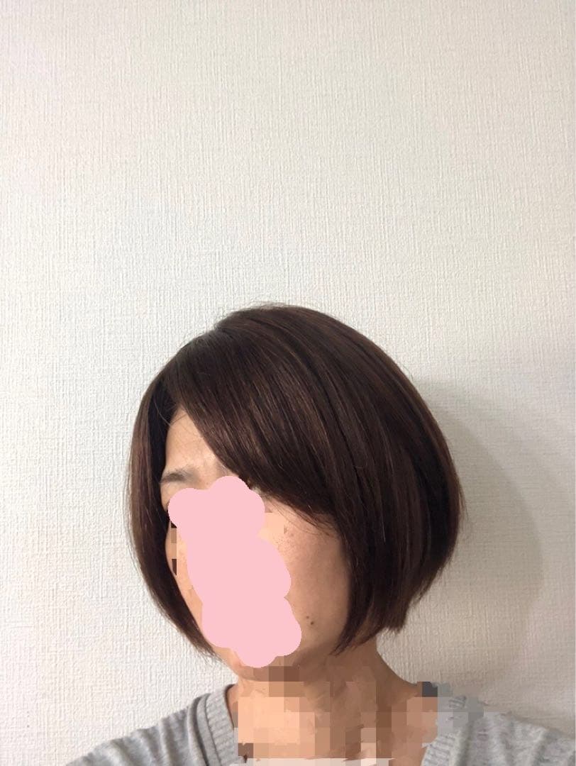 人毛ショートウィッグ Sサイズ　訳あり