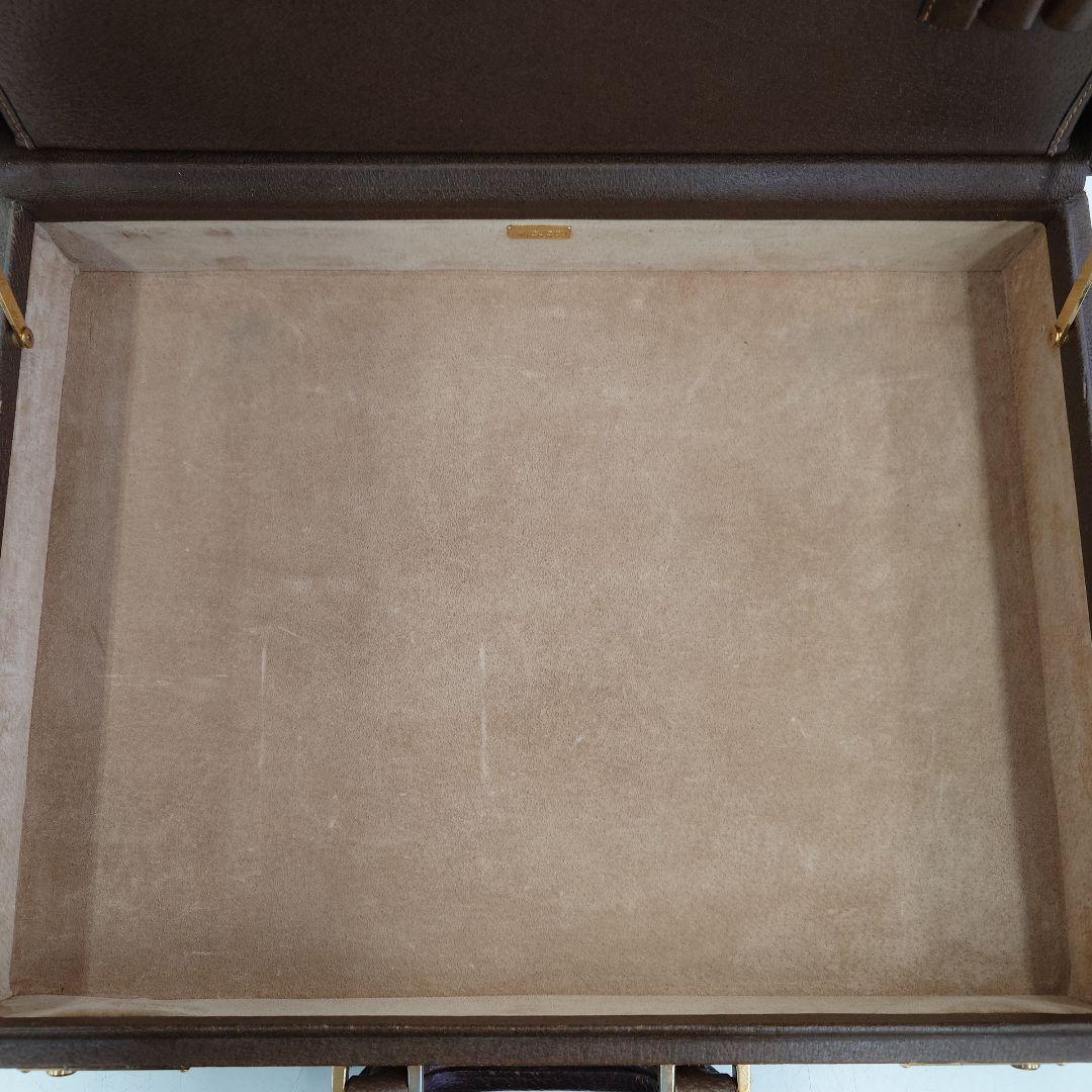 オールドグッチ　GUCCI　ヴィンテージ　アタッシュケース　シェリー