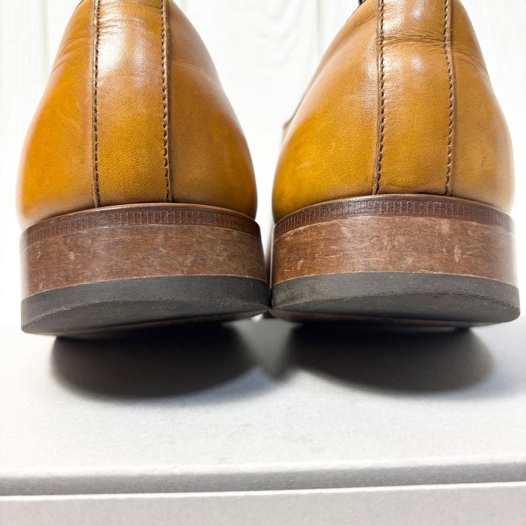 美品　マドラス カンジャーノ イタリア製革靴40ストレートチップ