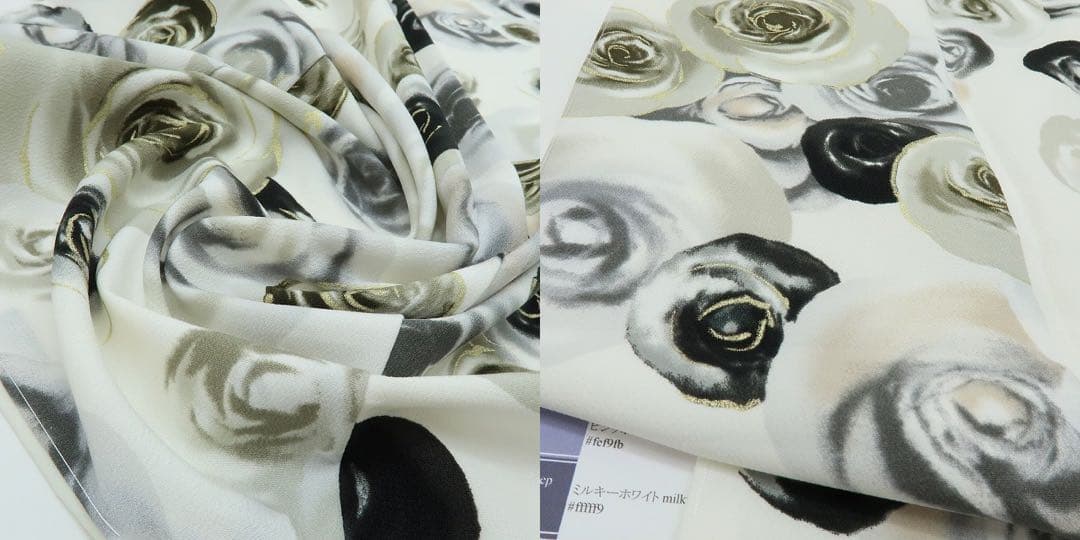 新品 洗える着物 仕付け糸付き 薔薇 トールサイズ 振袖 着物 A2236