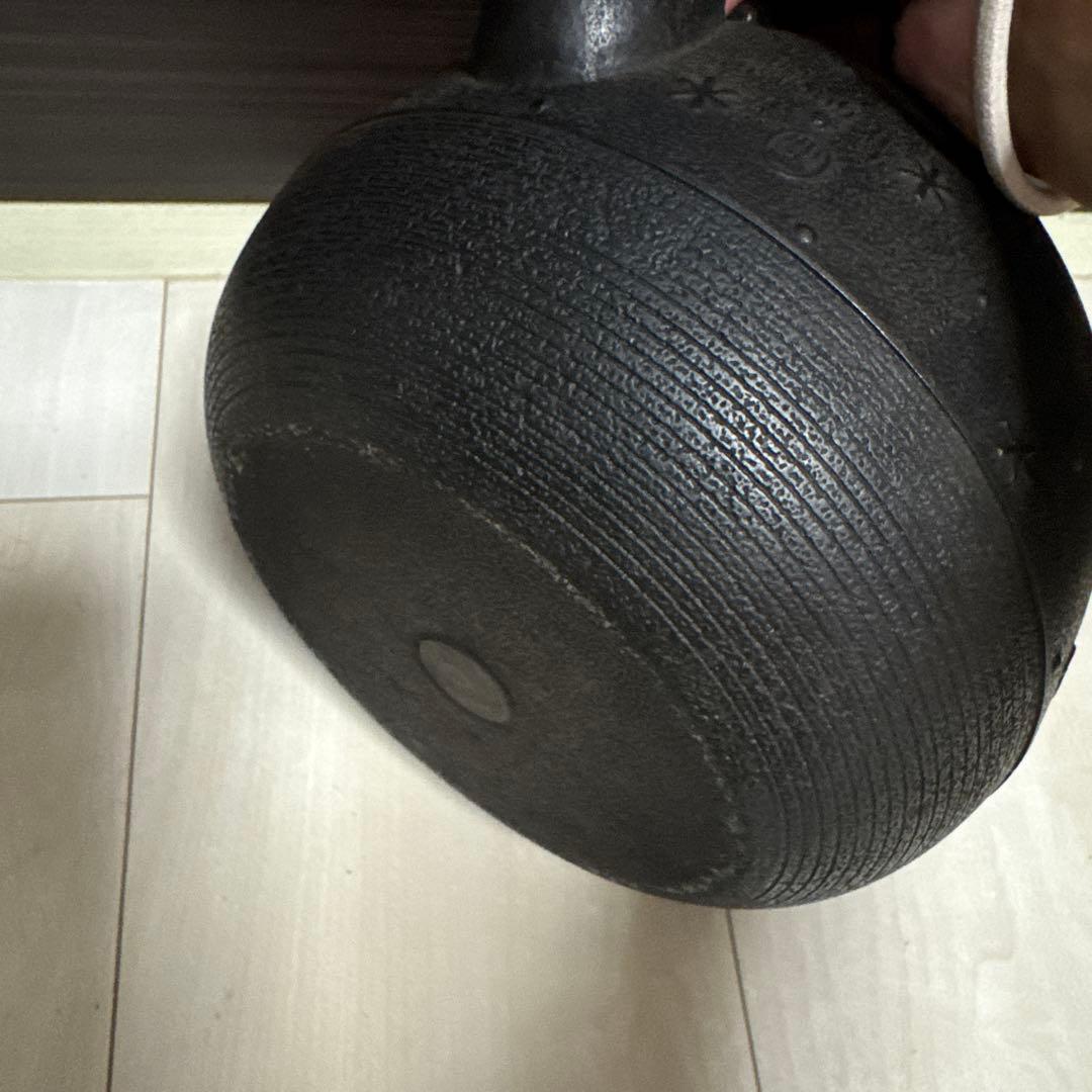 【美品】高橋大益 南部鉄瓶 鋳鉄製鉄瓶 六花 刻印、箱あり IH可