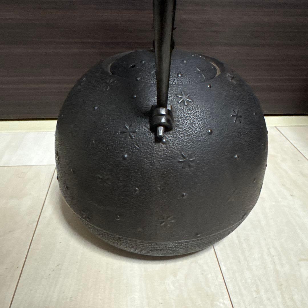 【美品】高橋大益 南部鉄瓶 鋳鉄製鉄瓶 六花 刻印、箱あり IH可