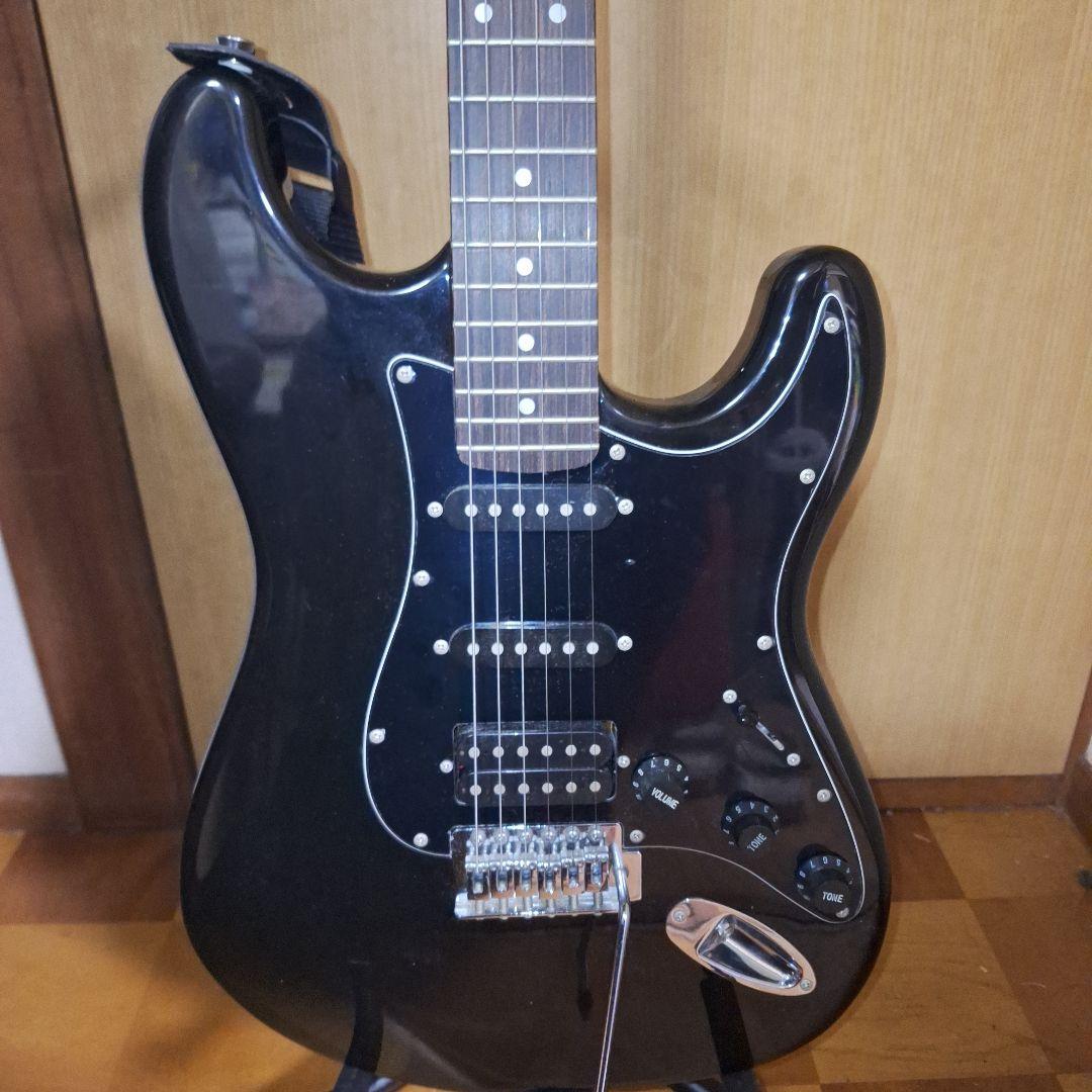 美品 SELDER 初心者向けエレキギター ストラトキャスター ブラック 黒