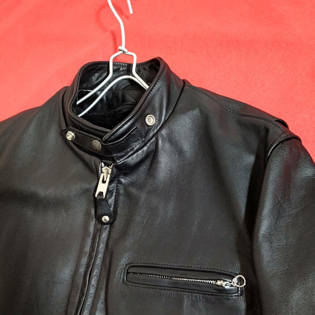 【未使用級】Schott ◆641◆シングルライダースジャケット 42