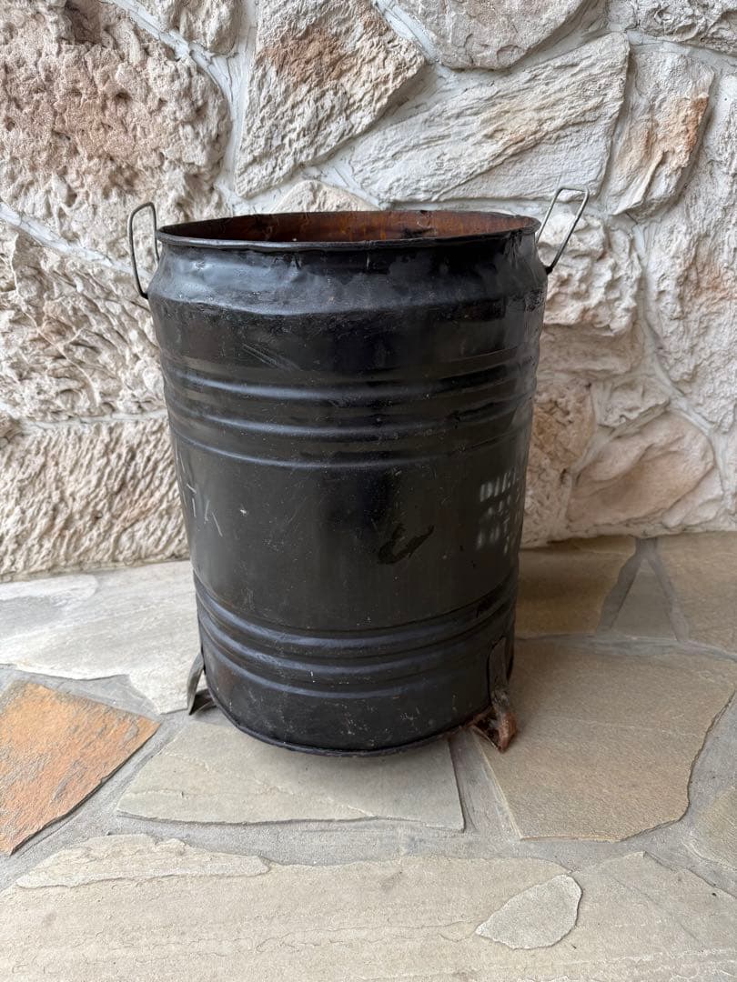 値下げ⭐︎ビンテージ　ペール缶　インダストリアル