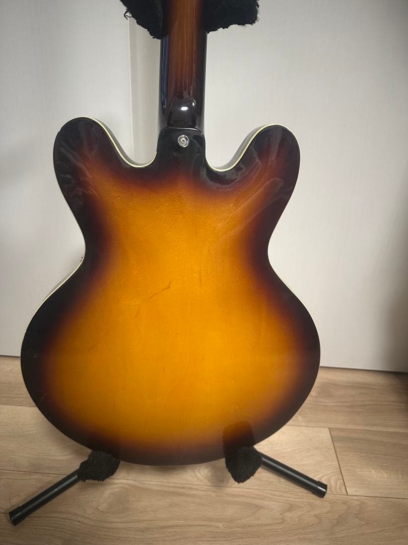 ES-335スタイル エレキギター サンバースト