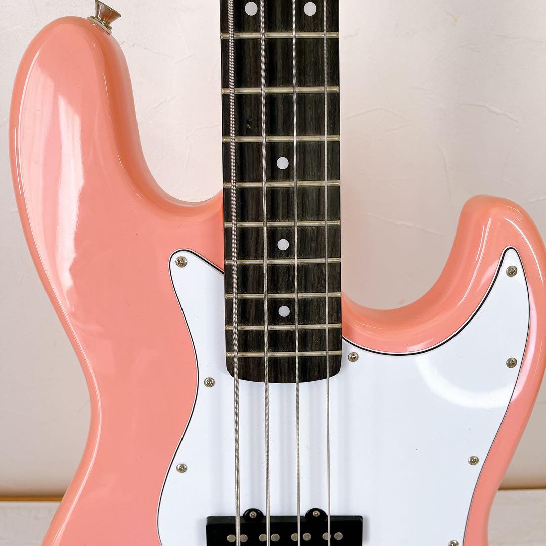 SELDER セルダー エレキベース ピンク 初心者　JB-30 ベース　エレキ