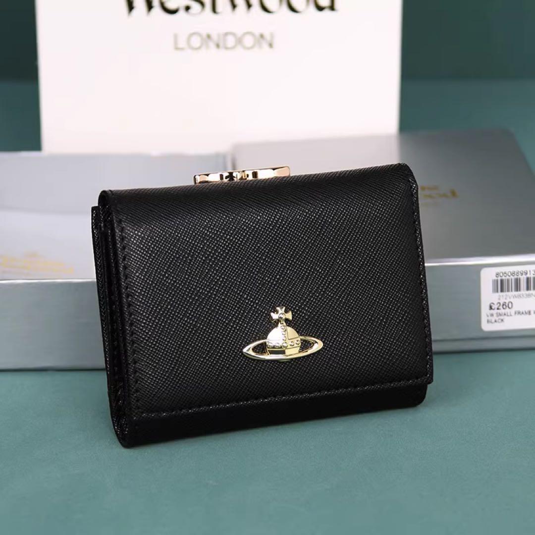 Vivienne Westwood ヴィヴィアン三つ折り財布金マーク-13106
