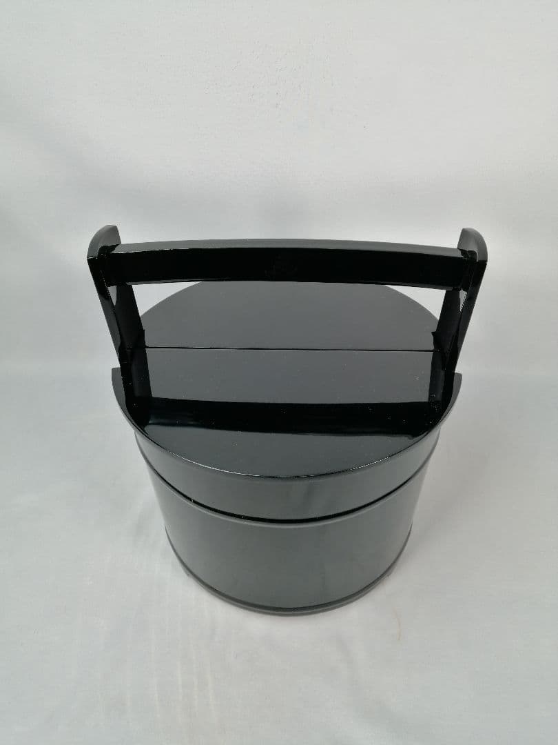 【茶道具】秀穂造　黒手桶水指　水指378