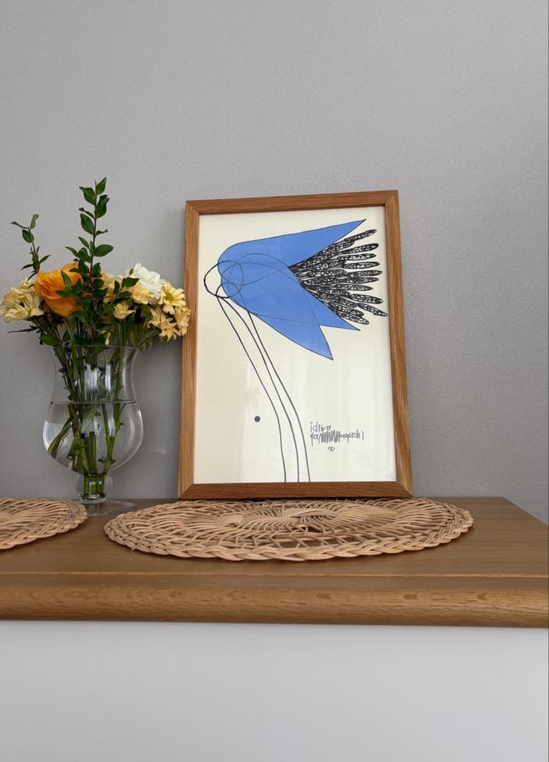 blue 花♡ 山口一郎　原画　絵