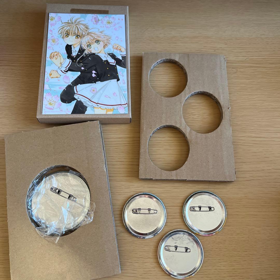 カードキャプターさくら　なかよし　特装版　特典　缶バッチ　カード　ムーブ