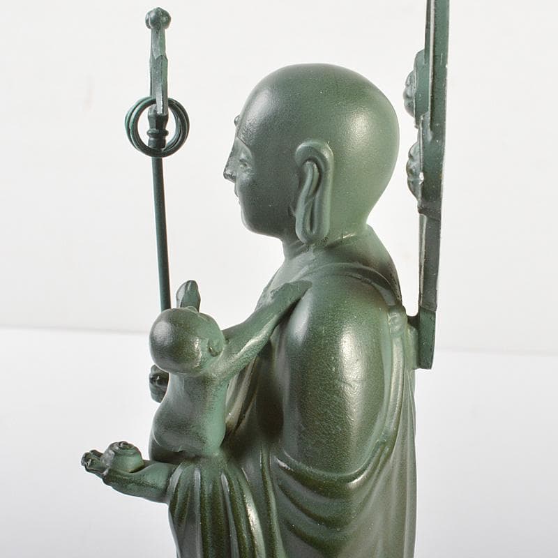 仏教美術　古銅青銅　水子地蔵尊　仏像　箱付　C　6038