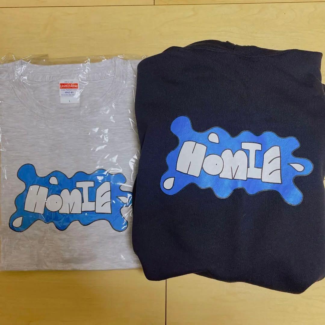 山下幸輝 スノパリ ホミパリ homie フーディー Tシャツ 2点セット