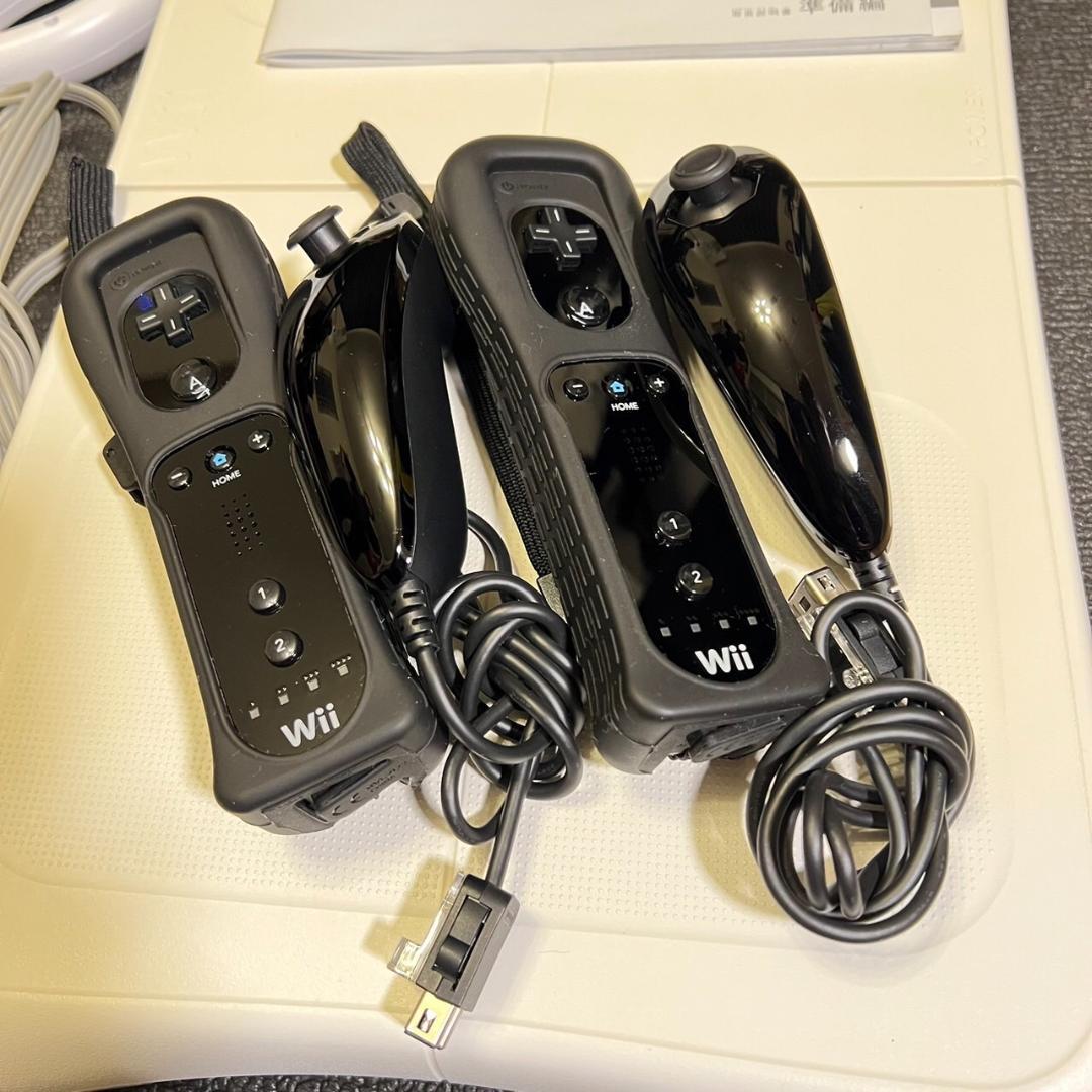 【H5】任天堂 Wii 本体 Wii Fit バランスボード ソフト10本セット