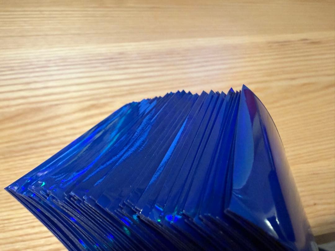 遊戯王　初期　スリーブ　公式　5d's ブルー　青　100枚　未使用