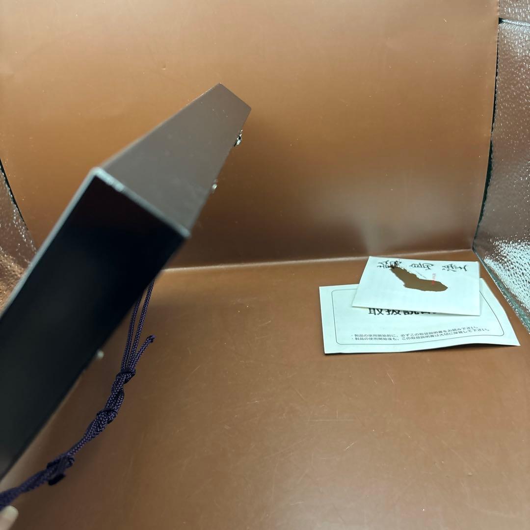 輪島塗パネル　藤八屋　奥田漆器店　漆師　ウグイス？　梅