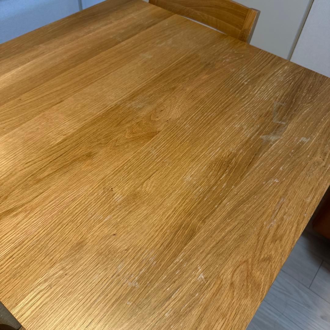 無印良品　ダニニングテーブル、チェア×2 セット