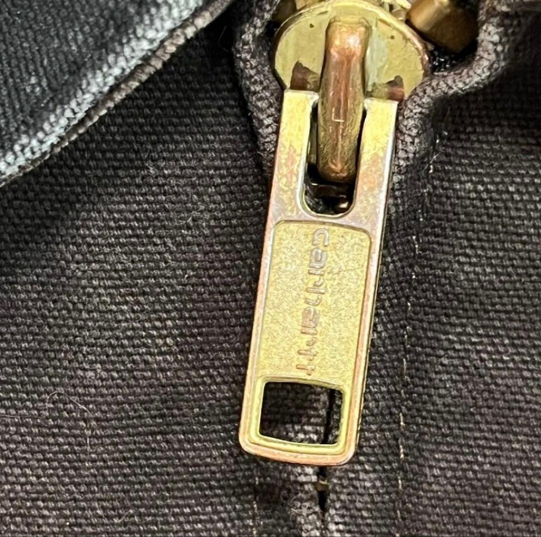 carhartt ダックジャケット L刺繍ロゴワンポイントロゴ メキシコ製90s