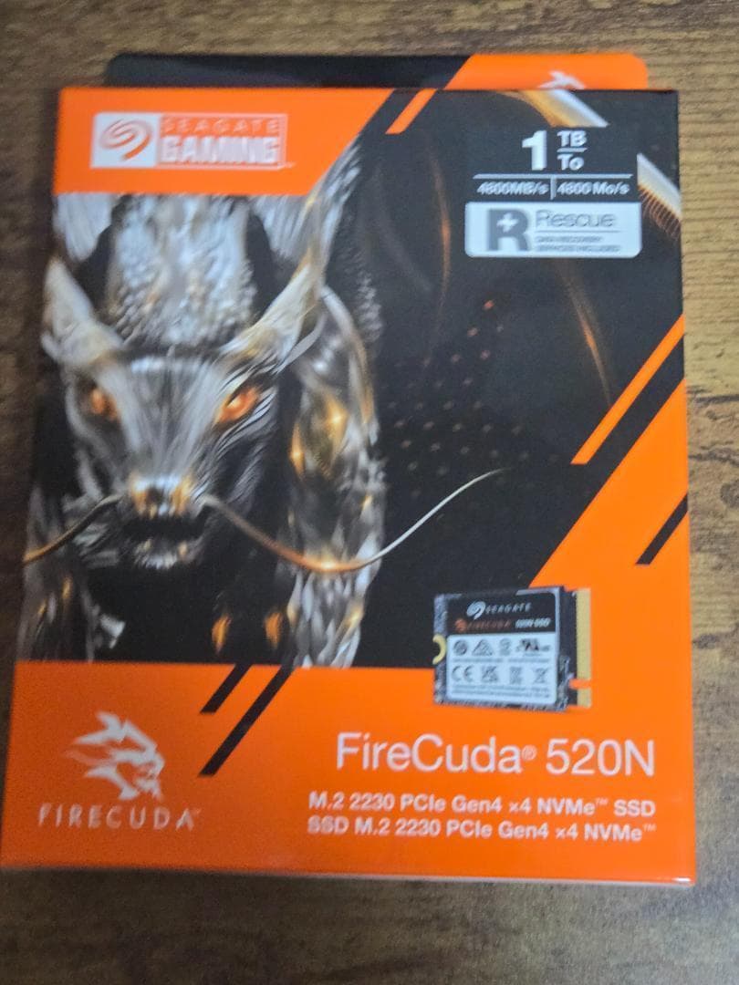 Seagate FireCuda 520N M.2 2230 内蔵SSD 1TB