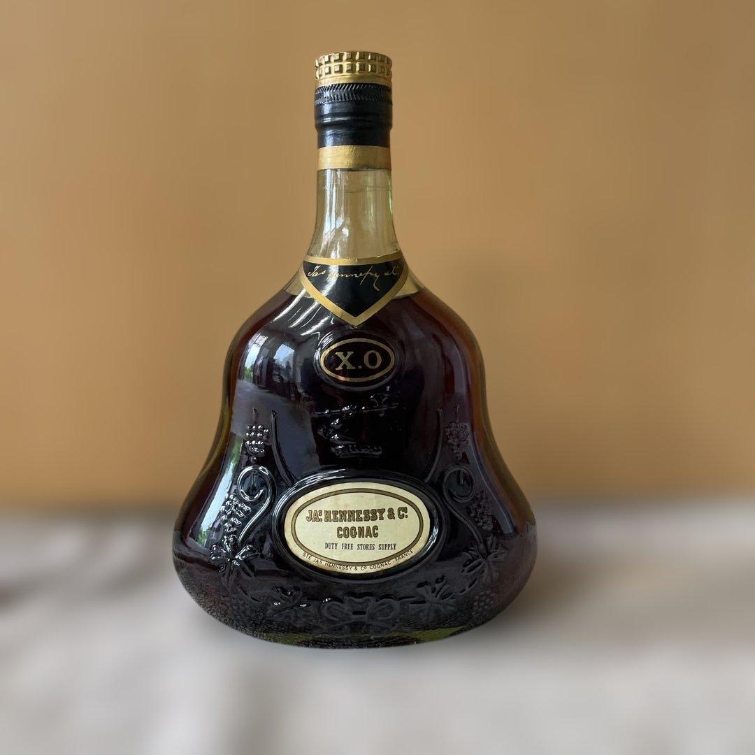 Hennessy X.O. コニャック 箱付き　古酒　金キャップ