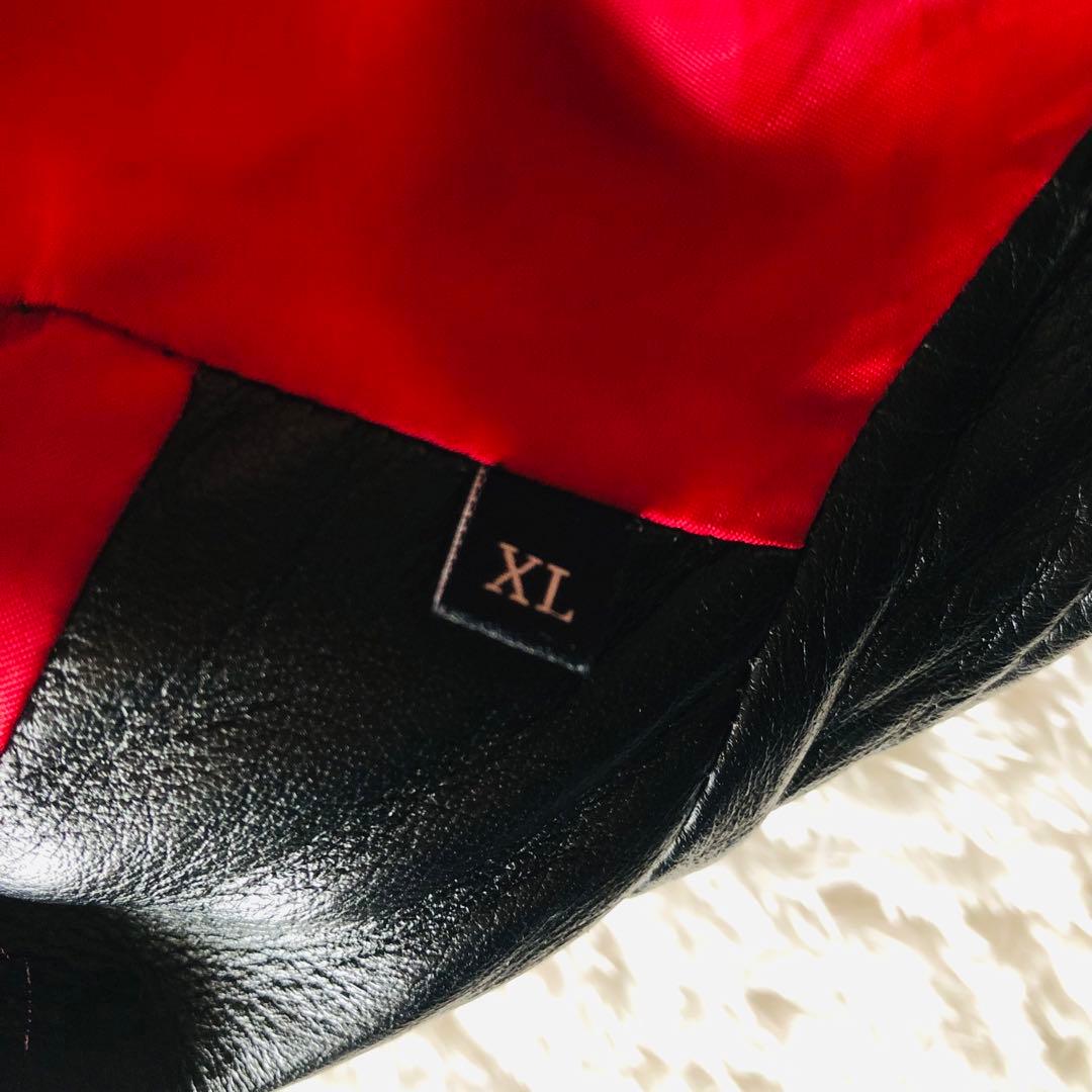 現行モデル✨美品 ディーゼル ライダースジャケット 羊革 ブラック XL 大きめ