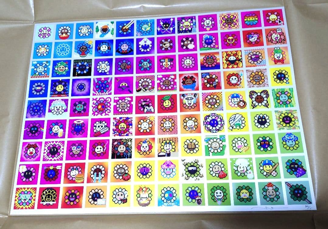 村上隆 ED300 ポスター作品 108つ煩悩 MURAKAMI.FLOWERS