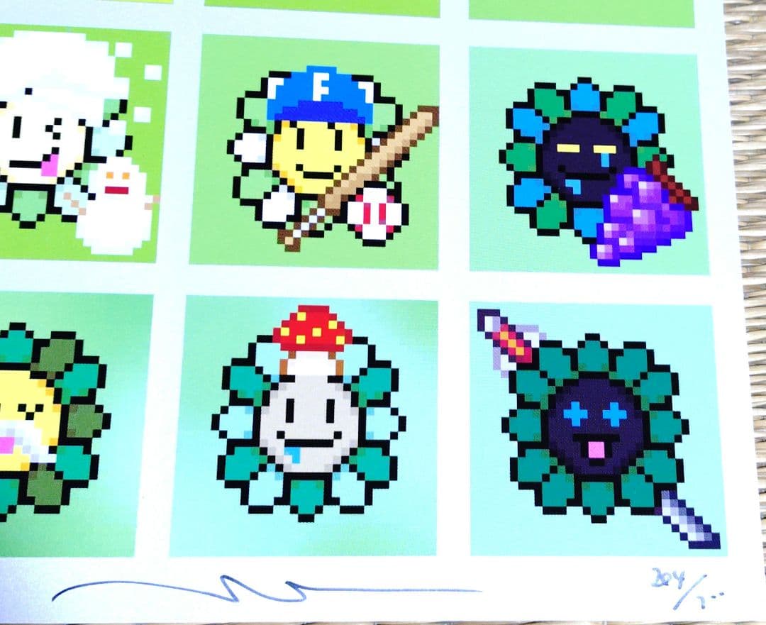 村上隆 ED300 ポスター作品 108つ煩悩 MURAKAMI.FLOWERS