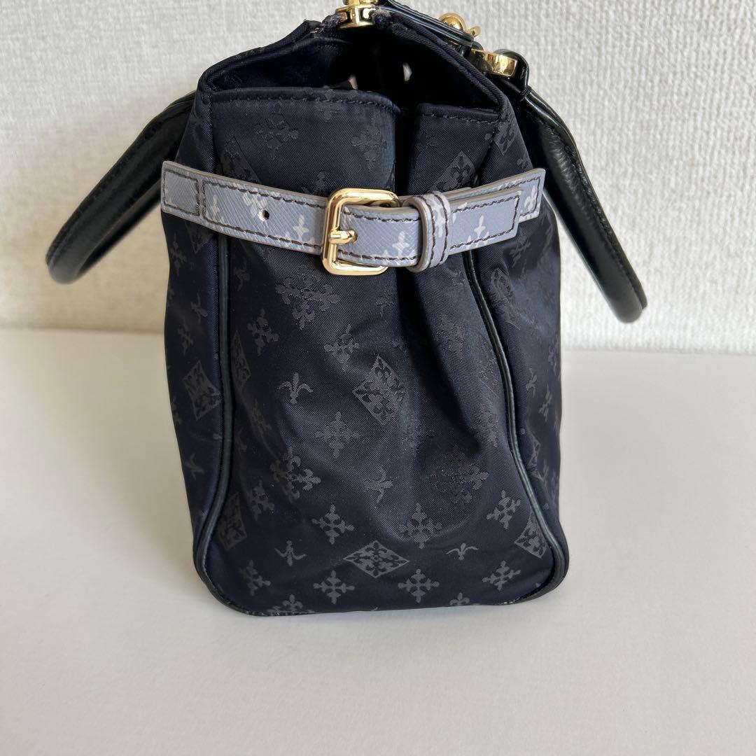 ラシット russet ショルダーバッグ 2way バイカラー　総柄　美品