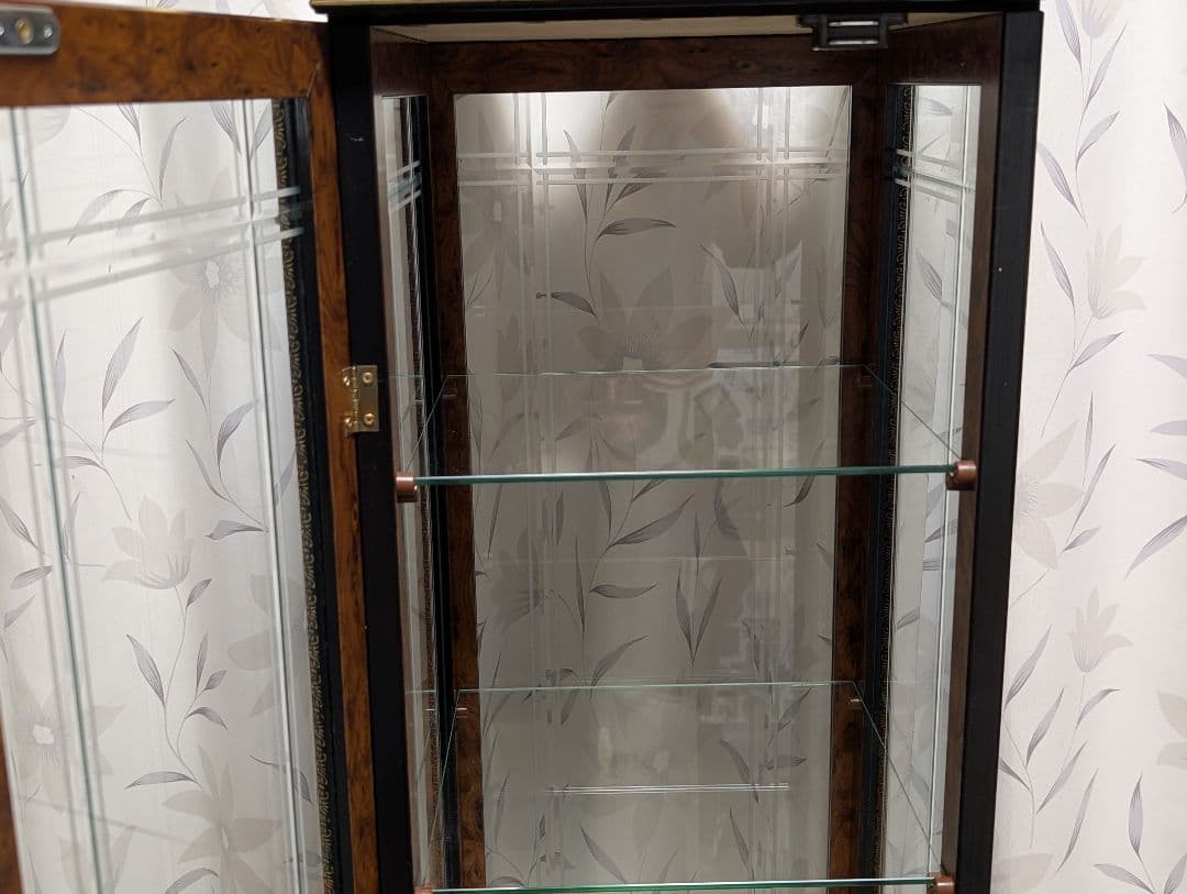 【ジェームス商品】コレクションケース　飾り棚 キュリオケース キャビネット